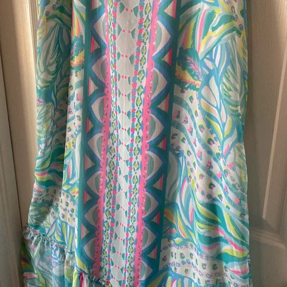 Lilly Pulitzer maxi summer dress size Large - Picture 3 of 7